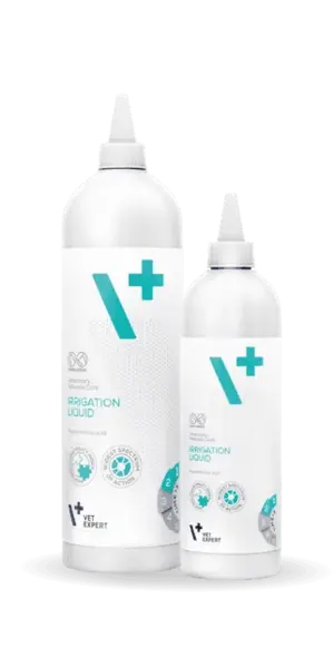 Solutie veterinara de clatire cu acid hipocloros pentru animale Vet Expert Irrigation Liquid 250 ml