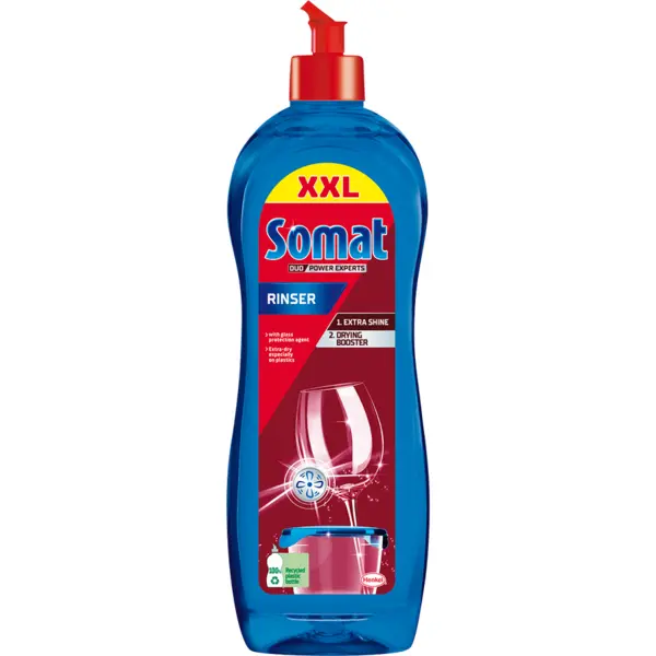 SOMAT Solutie de clatire Somat 5X Action pentru masina de spalat vase, 0.75 l