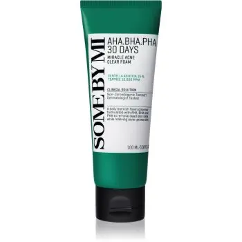 Some By Mi AHA∙BHA∙PHA 30 Days Miracle Acne Clear Foam Spuma curatare intensa. pentru ten acneic