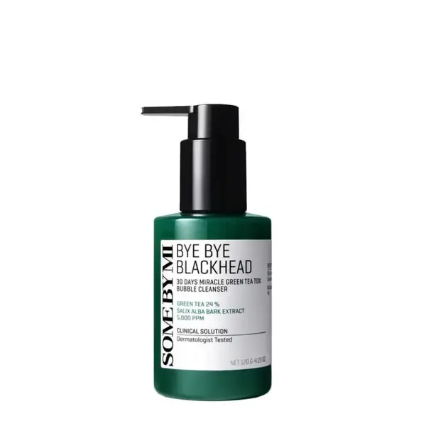 SOME BY MI - Bye Bye Blackhead 30 Days Miracle Green Tea Tox Bubble Cleanser, 120g