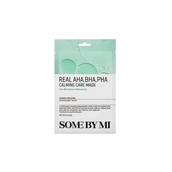 SOME BY MI – Real AHA-BHA-PHA Calming Care Mask – 1pc