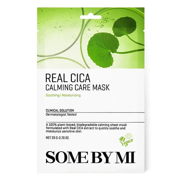Some By Mi - Real Cica Calming Care Mask, 20g