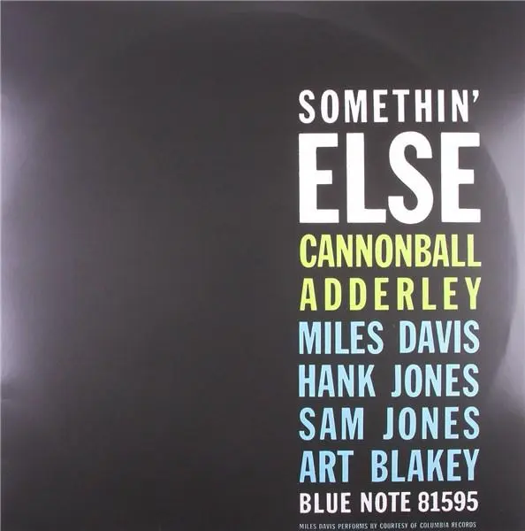Somethin' Else Vinyl | Cannonball Adderley