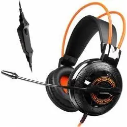 Somic Casti gaming Somic G925, Negru/Portocaliu