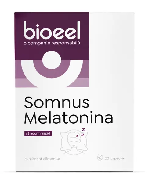 Somnus Melatonina, 20 capsule, Bioeel