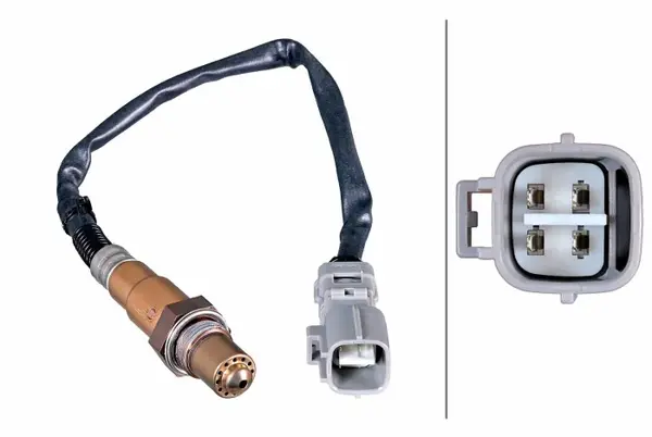 Sonda lambda (numar fire 4, 380mm) potrivit TOYOTA AURIS, AVENSIS, CAMRY, COROLLA, HIGHLANDER KLUGER, IQ 1.33-3.5 08.01-12.18