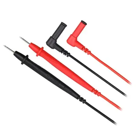 Sonde Testare Multimetru Uni-T 90cm, 10A 600V CAT II, Mufe in Unghi