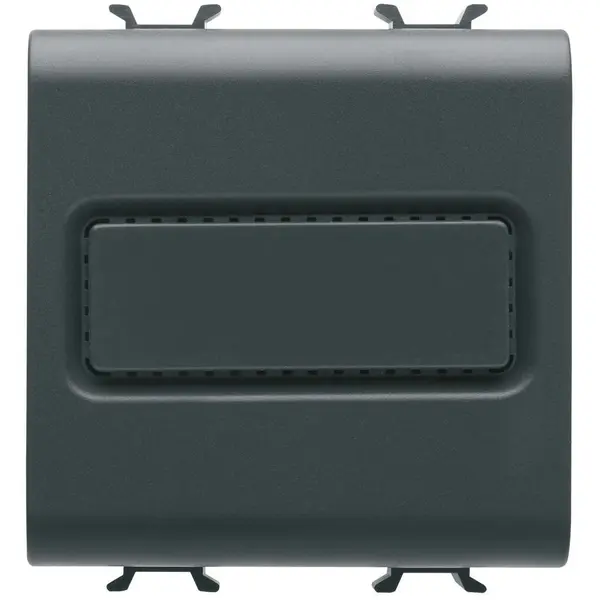 Sonerie 12V 3 tonuri si 3 intrari independente Gewiss Chorus GW12611, negru satin
