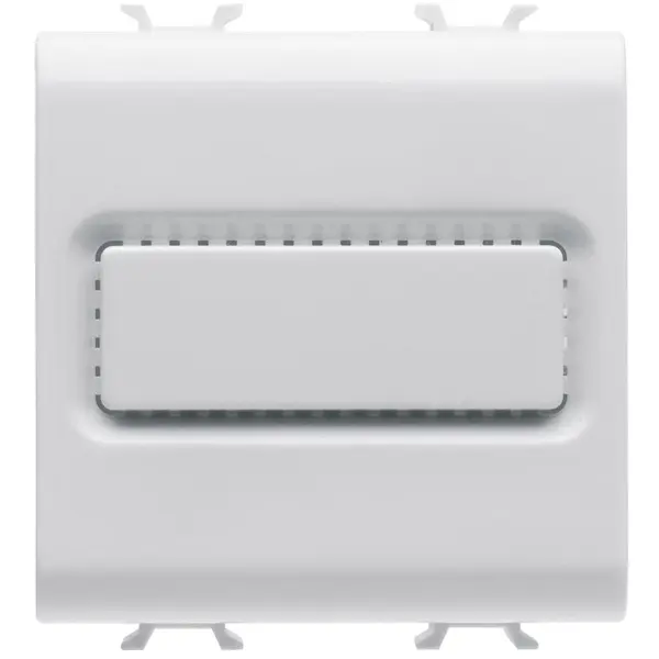 Sonerie 3 intrari independente cu 3 tonuri 2 module Gewiss Chorus GW10611, alb