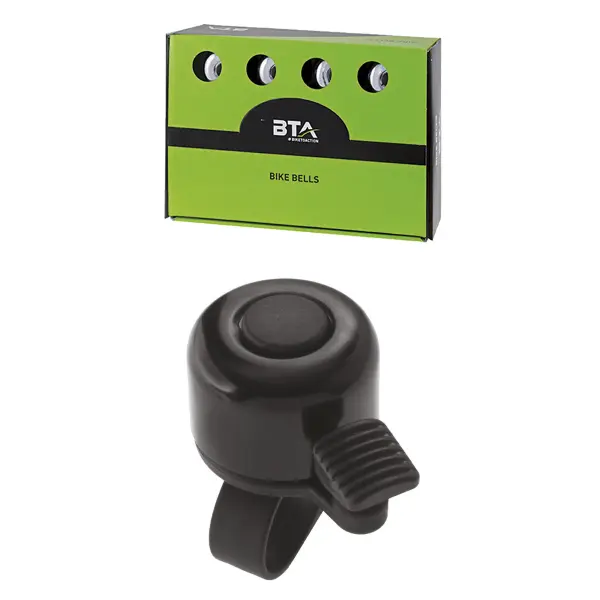Sonerie BTA Din-Din, din otel, culoare negru, diametru O 34