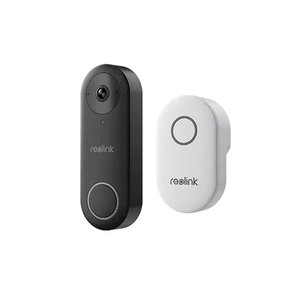 Sonerie video Reolink Video Doorbell WiFi D340W, 2K, slot card, night vision, vizualizare de pe telefon, detectie miscare