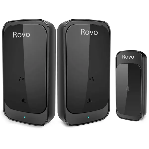 Sonerie Wifi Rovo C03, 2 Receptoare, IP44, 38 Melodii / 0048544087910