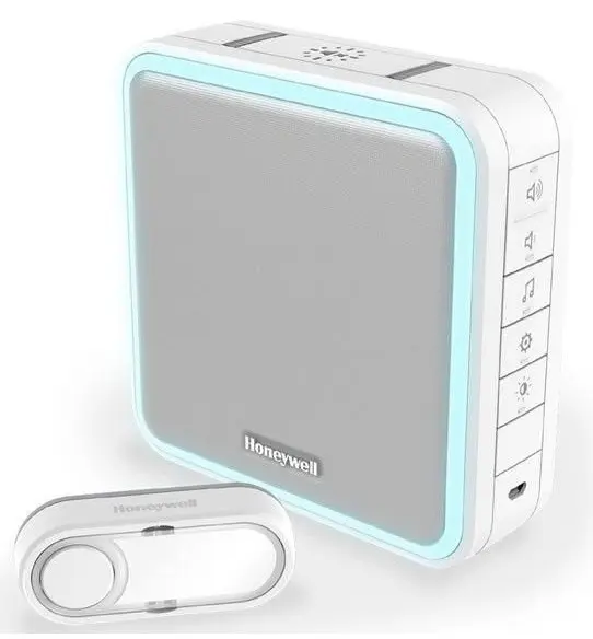Sonerie wireless Honeywell cu baterii DC915NG distanta comunicare 200m