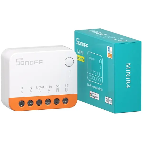 SONOFF Releu inteligent Sonoff MINIR4, Wi-Fi, 2400W