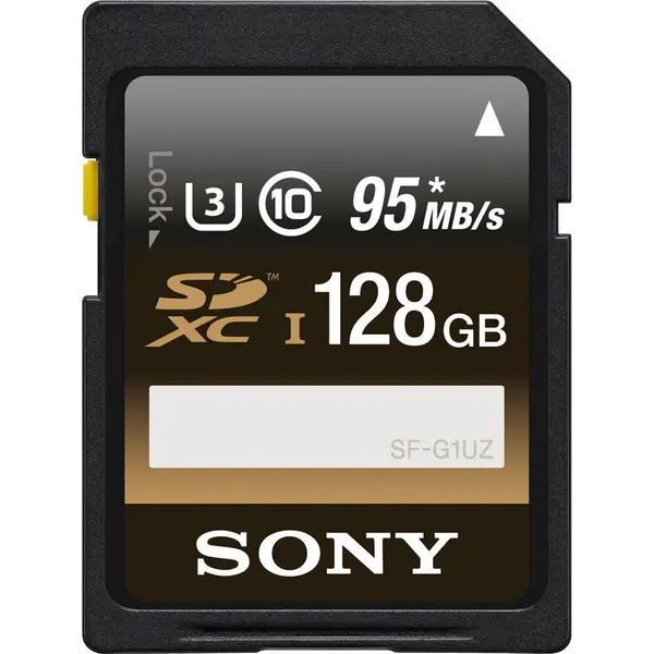Sony Card de memorie Sony, 128GB, SDXC, UHS-I, Clasa 10, 95 MB/s citire