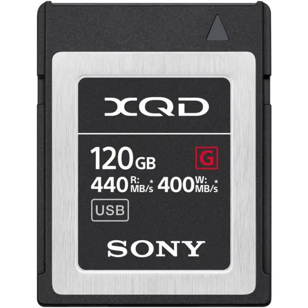 Sony Carduri memorie Sony XQD seria G 120 GB, QDG120F, R 440MB/s, W 400MB/s
