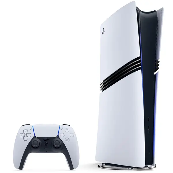 Sony Consola PlayStation 5 Pro, Digital Edition (PS5), 2TB SSD, EA Sports FC 26 Bundle, Alb-Negru