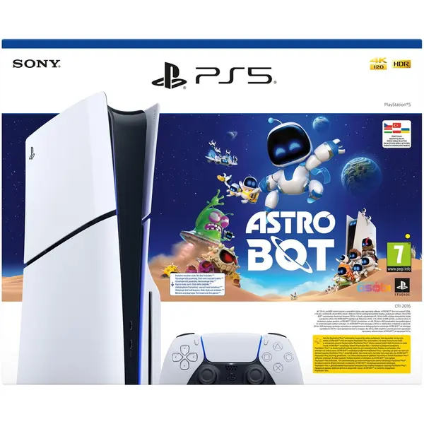 Sony Consola PlayStation 5 (PS5) Slim, Disc Edition, 1TB SSD, D-Chassis, Astro Bot Bundle