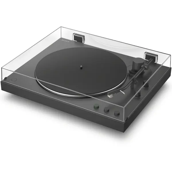 Sony Pick-up wireless Sony PS-LX3BT, Bluetooth, Redare automata, Hi-Res audio Wireless, Transmisie prin curea, Preamplificator Phono, 2 viteze, Negru