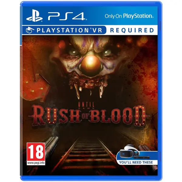 Sony Playstation VR Until Dawn Rush of Blood PS4