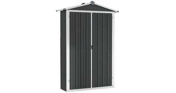 Sopron de gradina, antracit,107,5x46x183 cm, otel galvanizat