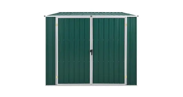 Sopron de gradina, verde, 195 x 198 x 159 cm, otel galvanizat