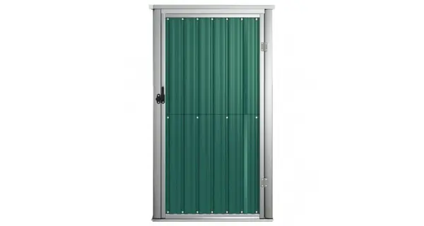 Sopron de gradina, verde, 88x89x161 cm, otel galvanizat