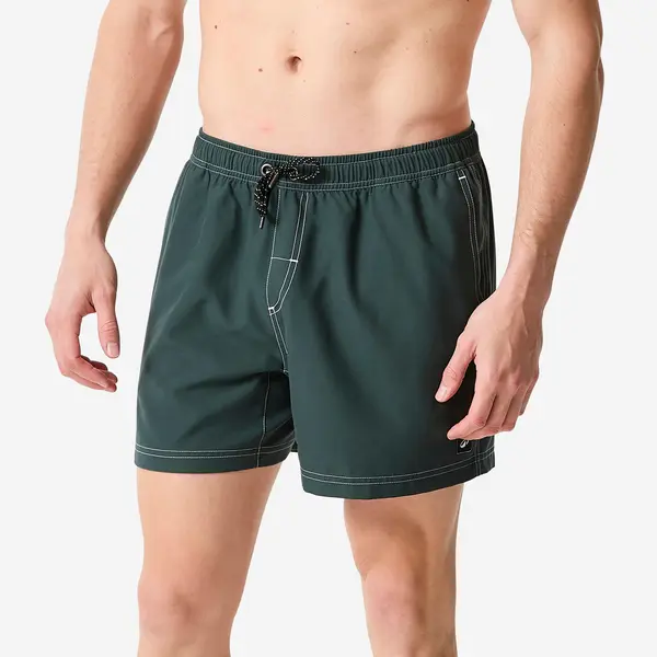 Şort de baie scurt Boardshort surf 15" 100 Hegoa Verde Bărbați