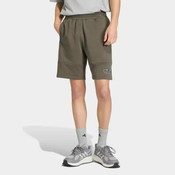 Șort de fitness ADIDAS Kaki Bărbați