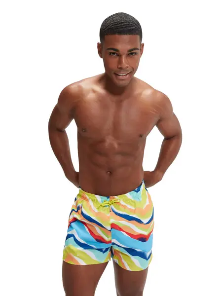 Sort de inot Mens Digital Printed Leisure 14''