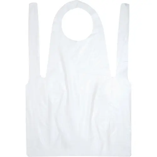 Sort de unica folosinta din polietilena ECO, culoarea alb, 100buc UNIVERSAL, ALB