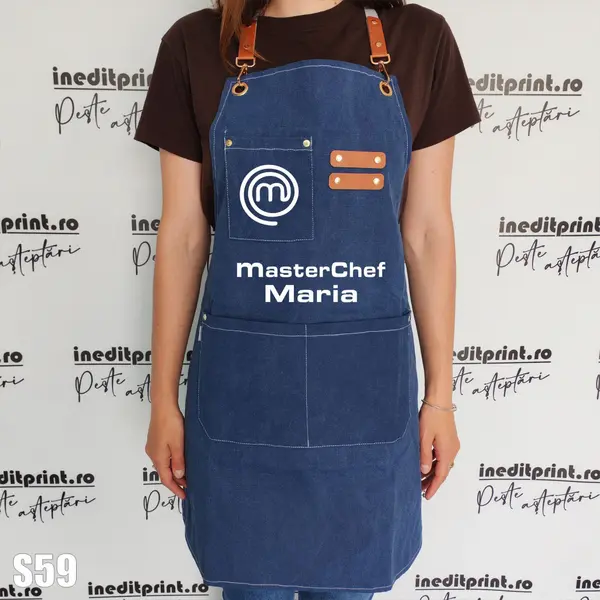 Sort Denim personalizat MasterChef - S59 Albastru