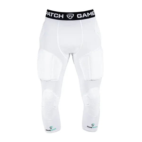 Sort Gamepatch 3/4 cu Protectie Full - 01 White, M