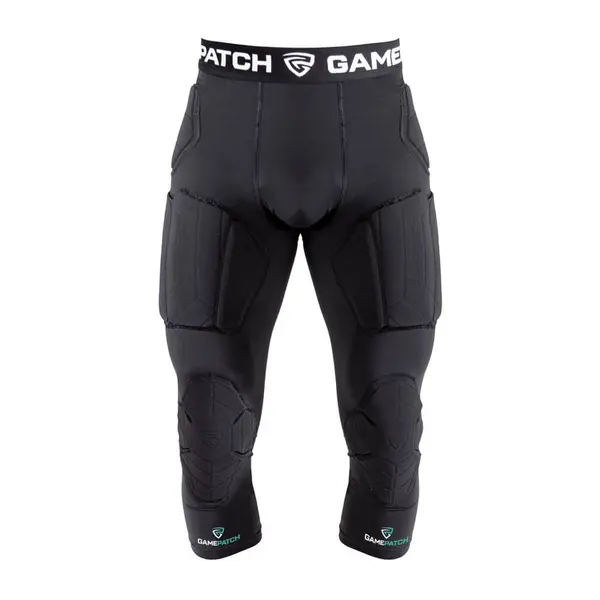 Sort Gamepatch 3/4 cu Protectie Full - 03 Black, XXL