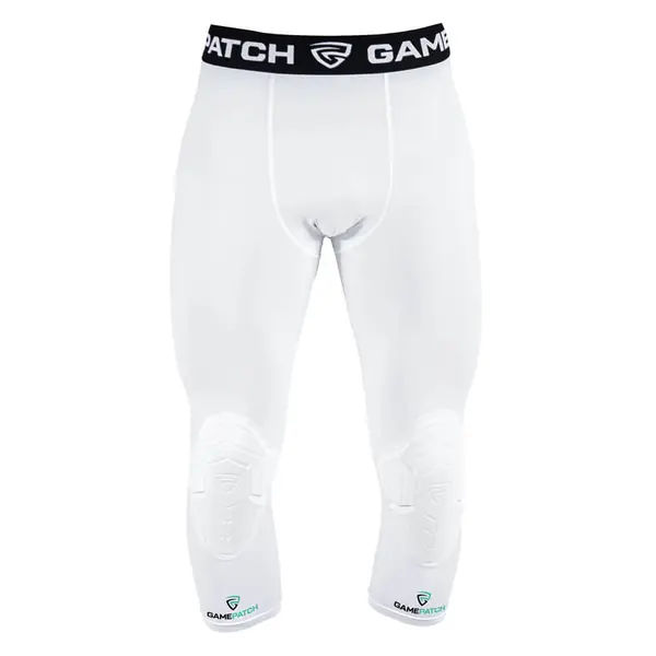 Sort Gamepatch 3/4 cu Protectie pt Genunchi - 01 White, M