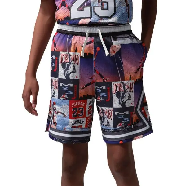 Sort Nike JDB MJ AOP SPORT DIAMOND SHORT