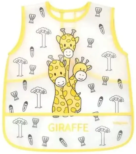 Șorț pentru copii Babyono - Girafe, galbene