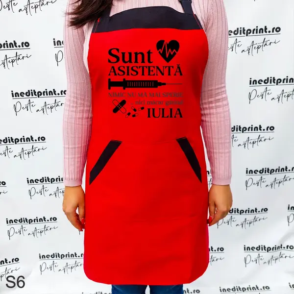 Sort personalizabil asistenta medicala S6 Negru