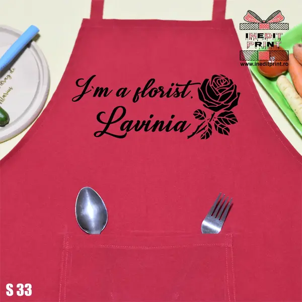 Sort personalizabil I m florist S33 Alb