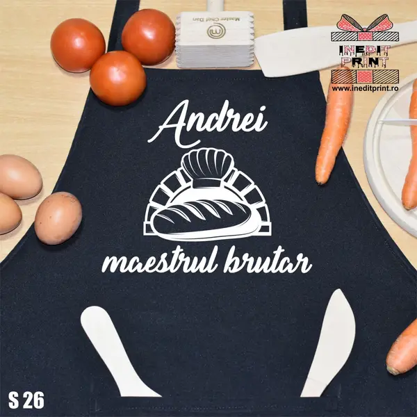 Sort personalizabil Maestrul brutar S26 Rosu cu negru