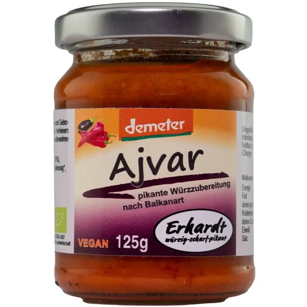 Sos ajvar bio 125g Erhardt