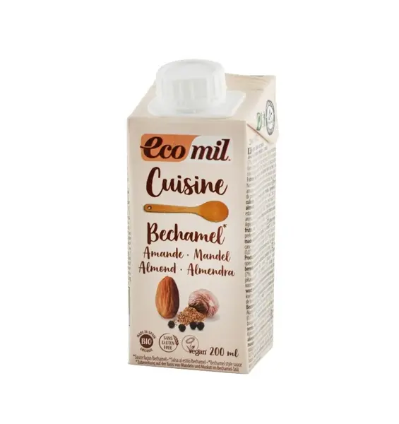 Sos BIO Bechamel pe baza de migdale, 200ml ECOMIL CUISINE