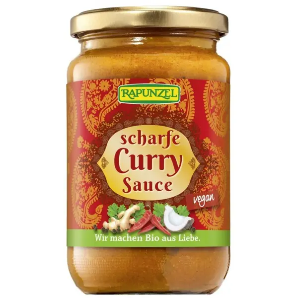 Sos Curry iute vegan 330ml, eco - 340 g
