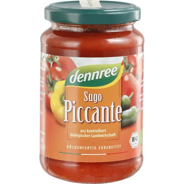 Sos de rosii picant bio 340g Dennree