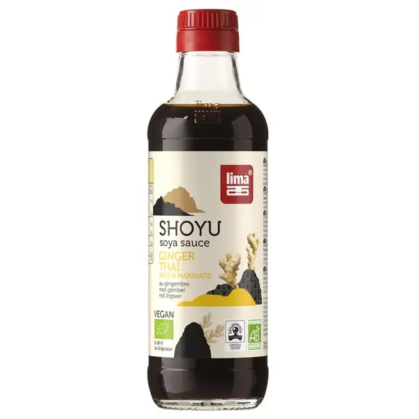 Sos de soia shoyu ginger thai bio 250ml Lima