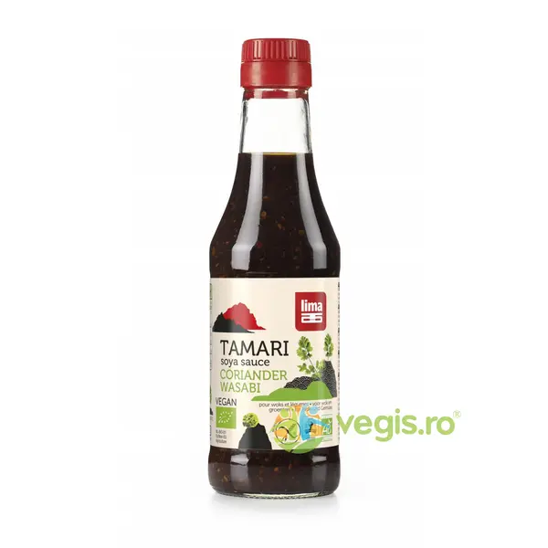 Sos de Soia Tamari cu Coriandru si Wasabi Ecologic/Bio 250ml