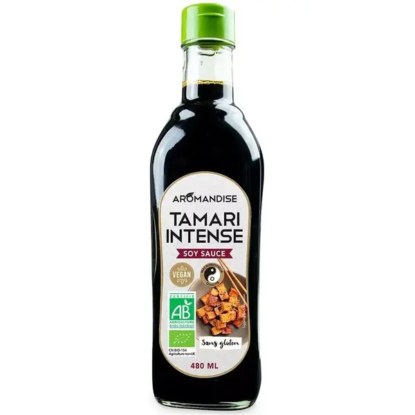 Sos de soia tamari intens bio 480ml Aromandise