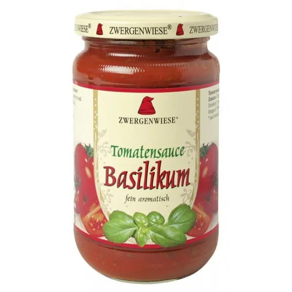 Sos de tomate cu busuioc fara gluten, eco - 340 ml