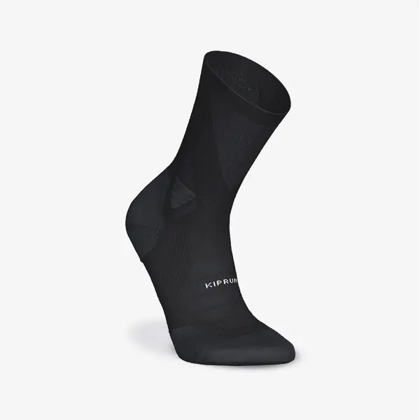 Șosete alergare KIPRUN Run900 STRAP Negru Adulți