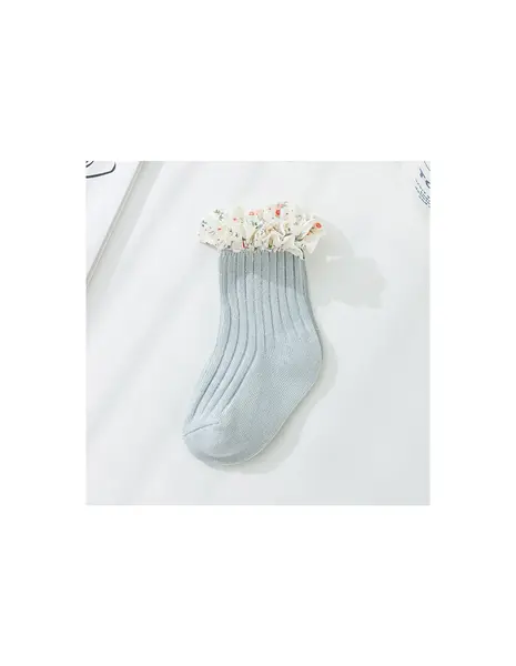 Sosete Frilly Ruffle bleu pal